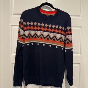 Ted Baker Multicolor Geometric Crewneck Sweater